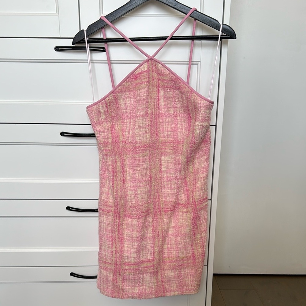 LoveShackFancy Gandler Tweed Mini Dress